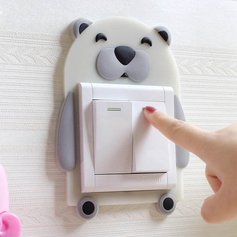 3D Luminous Cartoon Animals Switch Cover | Bowlift