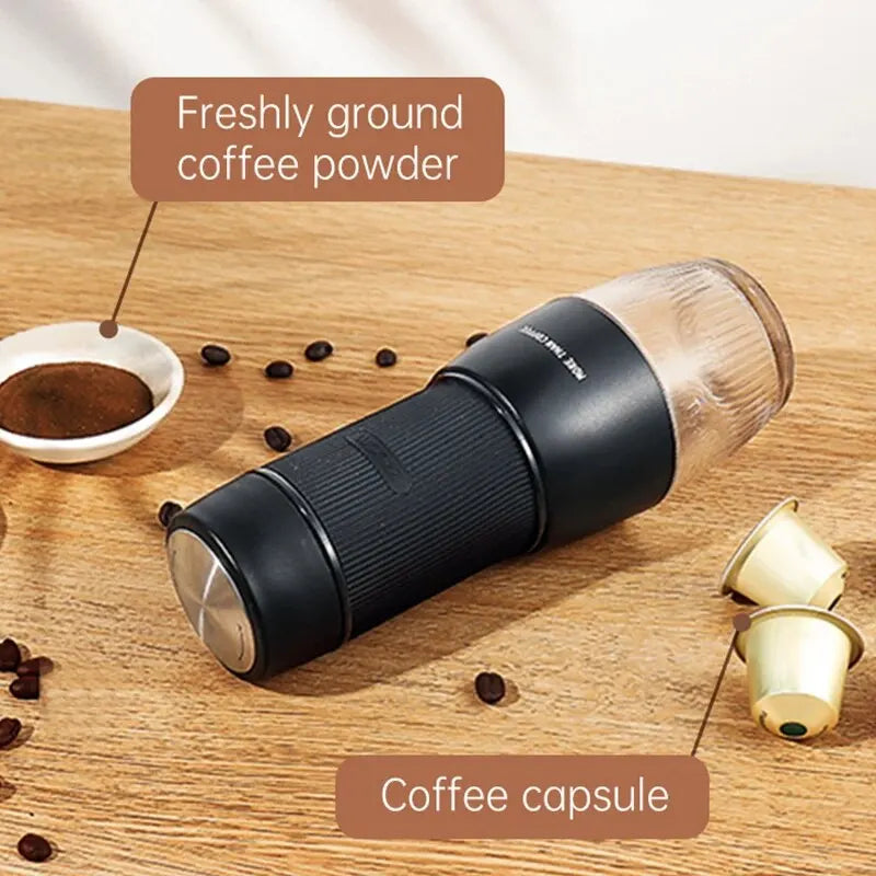 BowLift | Portable Coffee Machine 18 Bar, Hand Pressure Operation, ZZUOM CM101, Compact Extraction for Outdoor Camping Travel Use