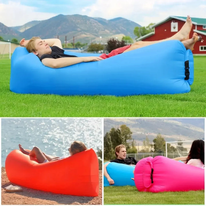 BowLift | AirRelax Air Sofa | Ergonomic & Comfortable | Inflatable without Pump | For Indoor & Outdoor