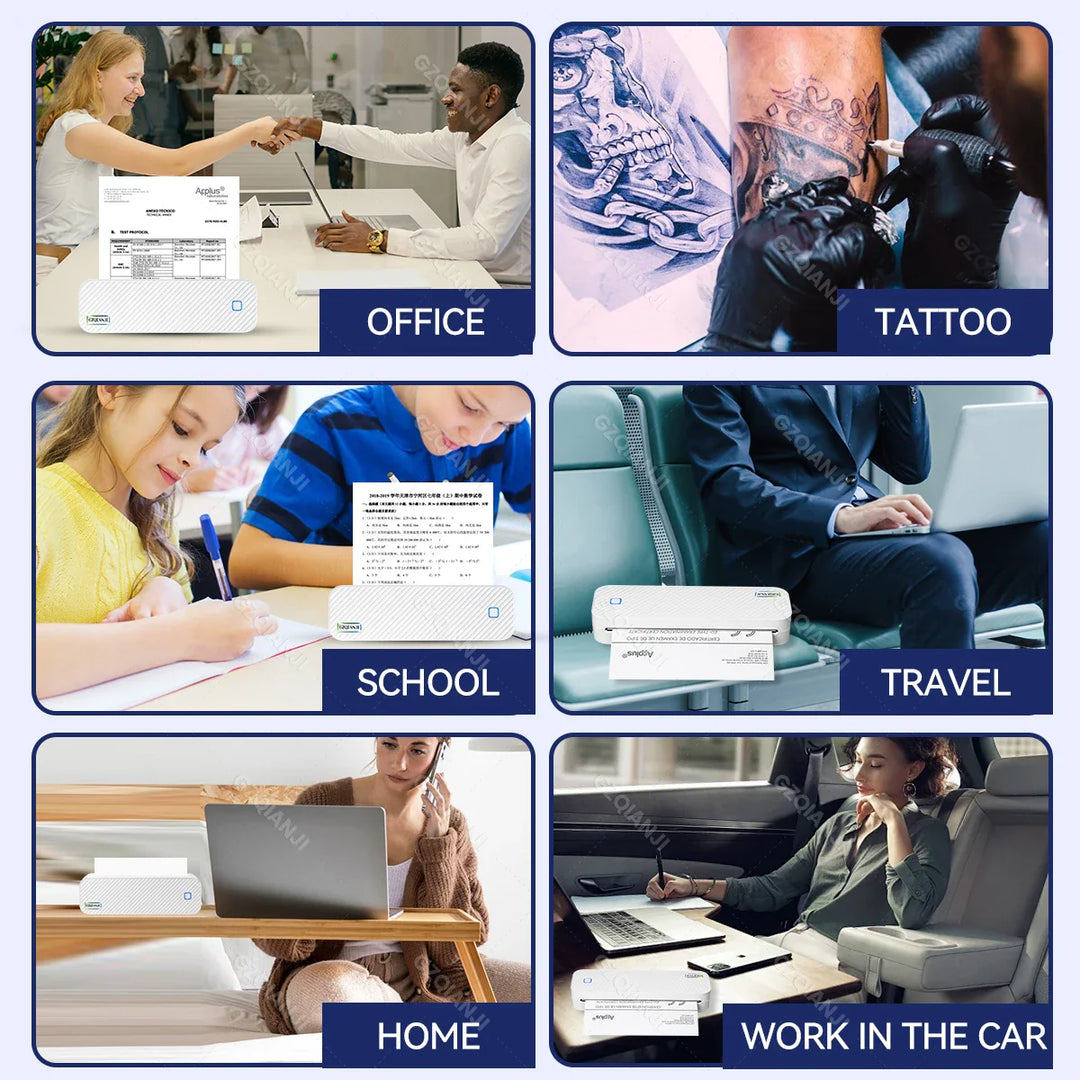 BowLift | Portable Inkless Bluetooth A4 Thermal Printer