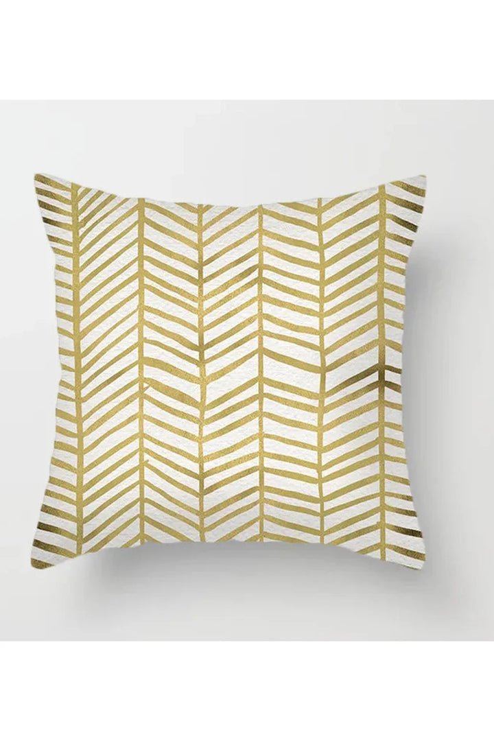 Yellow Leaf Polyester Pillowcase | Bowlift