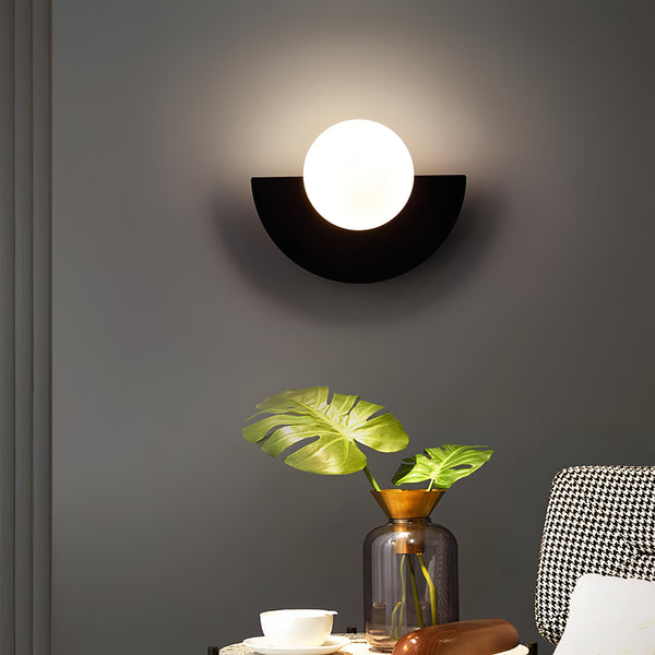 BowLift | Semi-Circular Wall Lamp in Scandinavian Style Minimalism and Warm Light