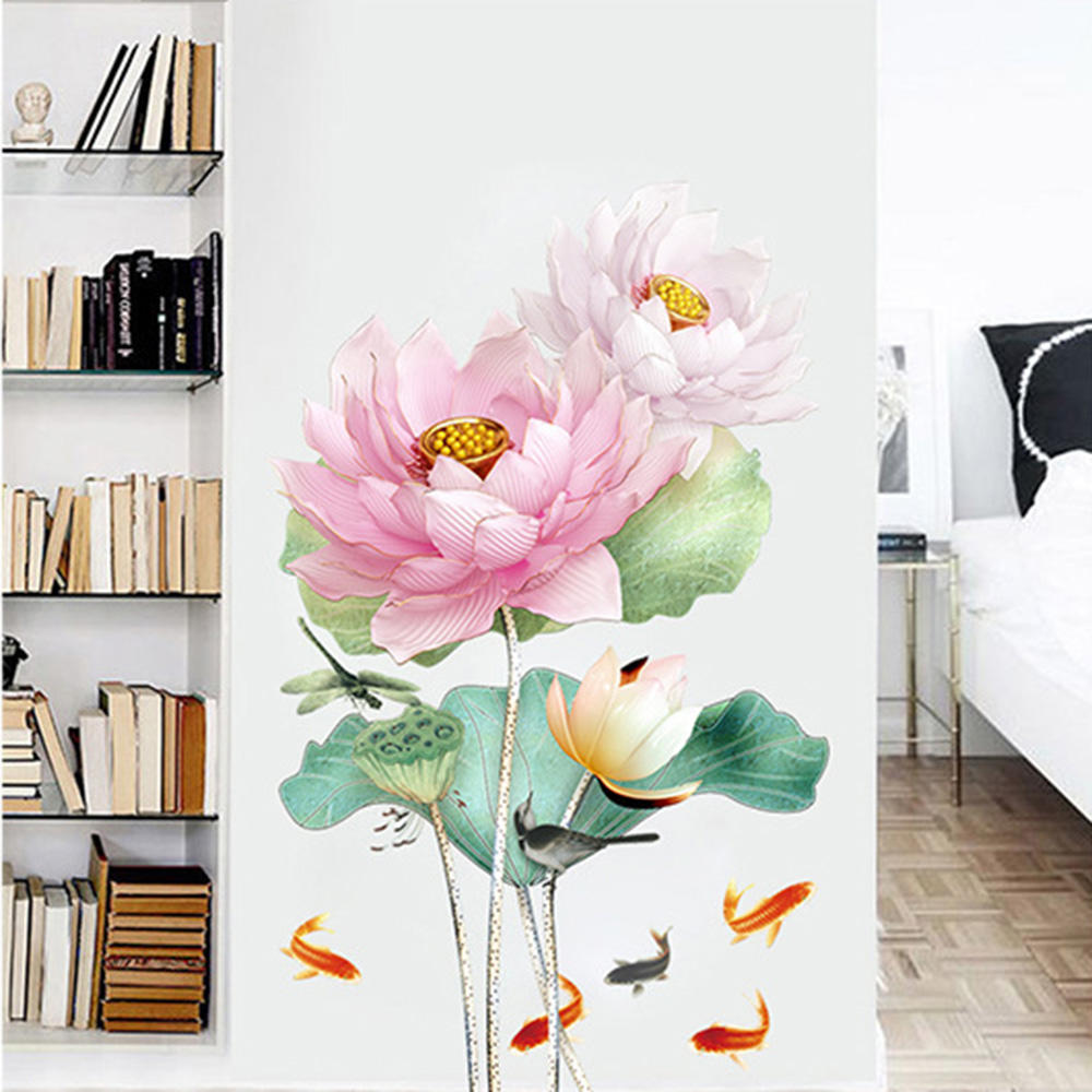 BowLift | Modern Blossom Lotus Self-Adhesive Wall Sticker
