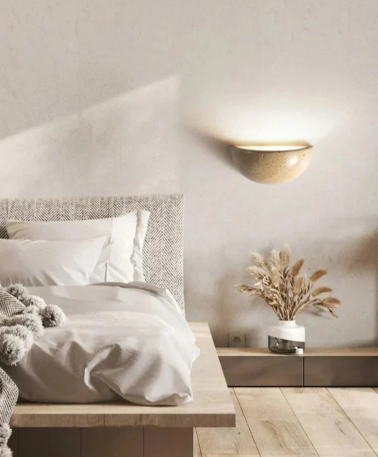 BowLift | SabiGlow - Organic Rock Wall Light