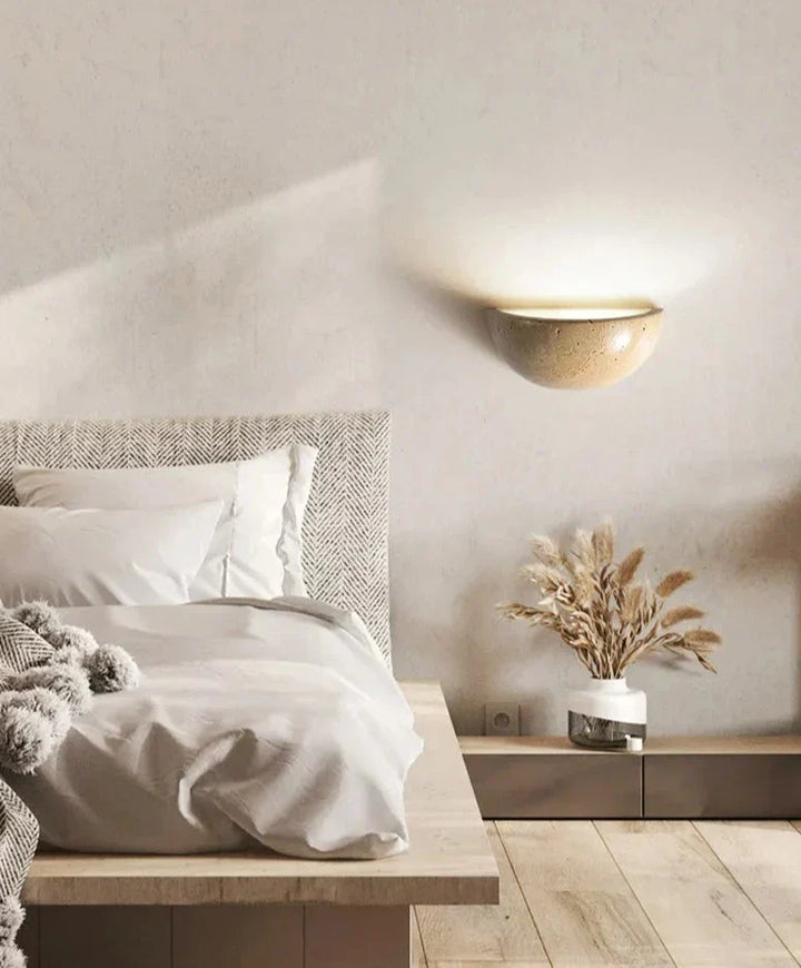 BowLift | SabiGlow - Organic Rock Wall Light