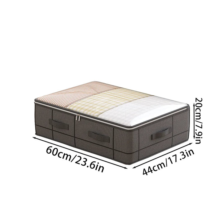 BowLift | Hidevera Underbed Bag | Foldable & With Window | Tear-Resistant & Breathable | For Bedding & Clothing