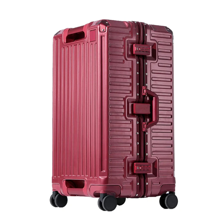 BowLift | Zagreb – Wide Handle Hardshell Suitcase with Aluminium Frame & 360° Spinner Wheels