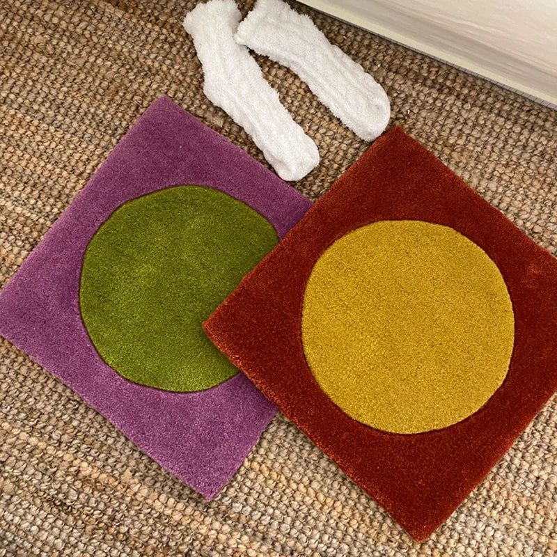 Dot in Square Block Rug | Bowlift