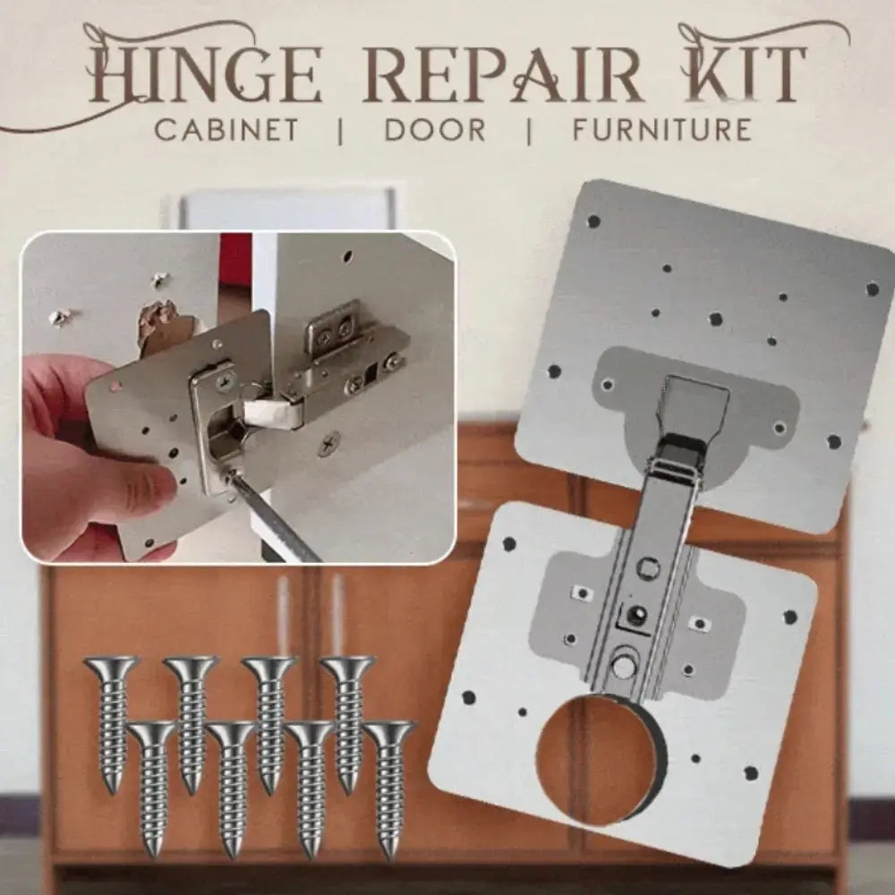 BowLift | 2+2 | Hinge Repair Plates Set [INCLUSIVE Screws]