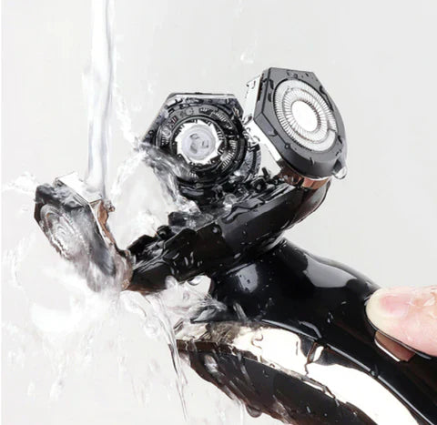 BowLift | Rechargeable Wet & Dry Electric Shaver for Men – Waterproof Grooming with LCD Display
