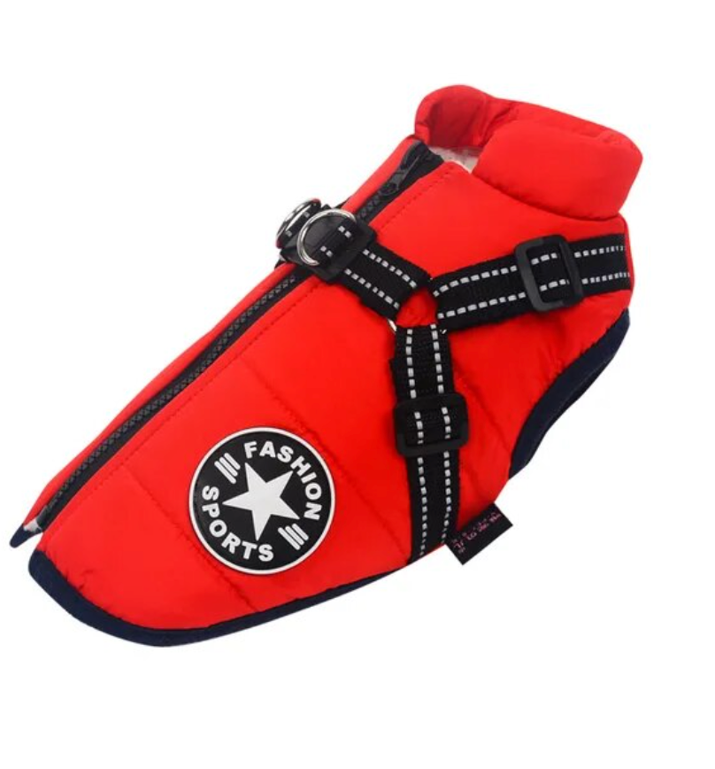 BowLift | Waterproof Dog Coat with Belly Straps – Emmaly