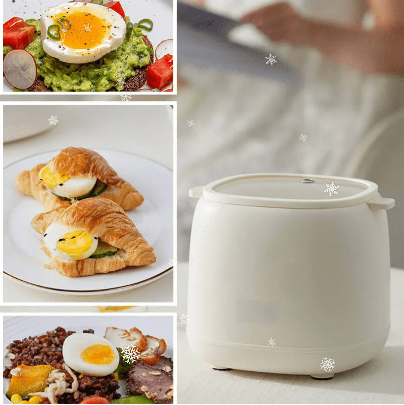 BowLift | EggMaster | Ultra Smart Egg Cooker with 6 Cooking Modes – Perfect Eggs Every Time