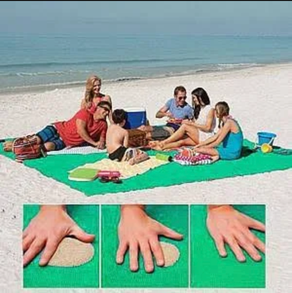 BowLift | XXL Sand-free Beach Towel | Sand Sheet | 200x200