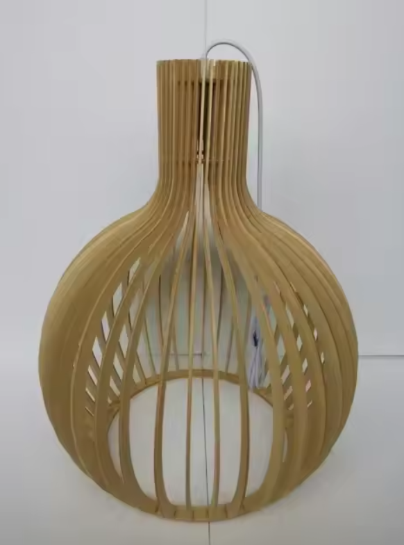 BowLift | Natura Orb Bamboo Pendant Lamp – Handmade Hanging Lamp