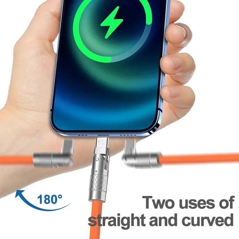 BowLift | Fast charging durable 120W Redatable USB data cable with connector