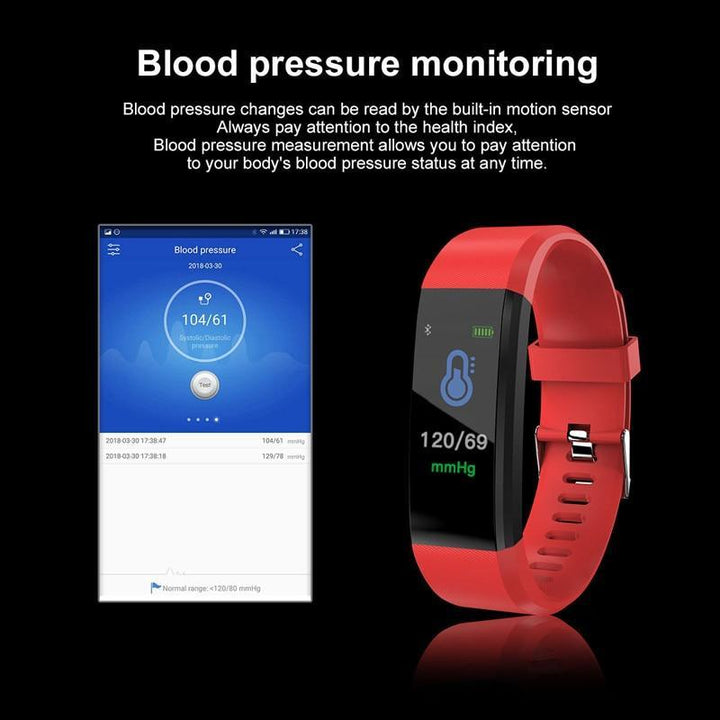 BowLift | New Smart Watch Men Women Heart Rate Monitor Blood Pressure Fitness Tracker Smartwatch Sport Watch PK FITBITS