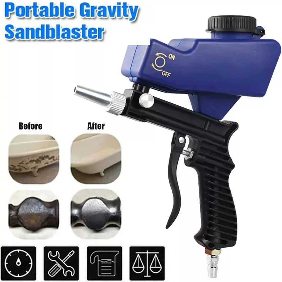 BowLift | Gravity Sandblaster – Efficient polishing & cleaning without damage