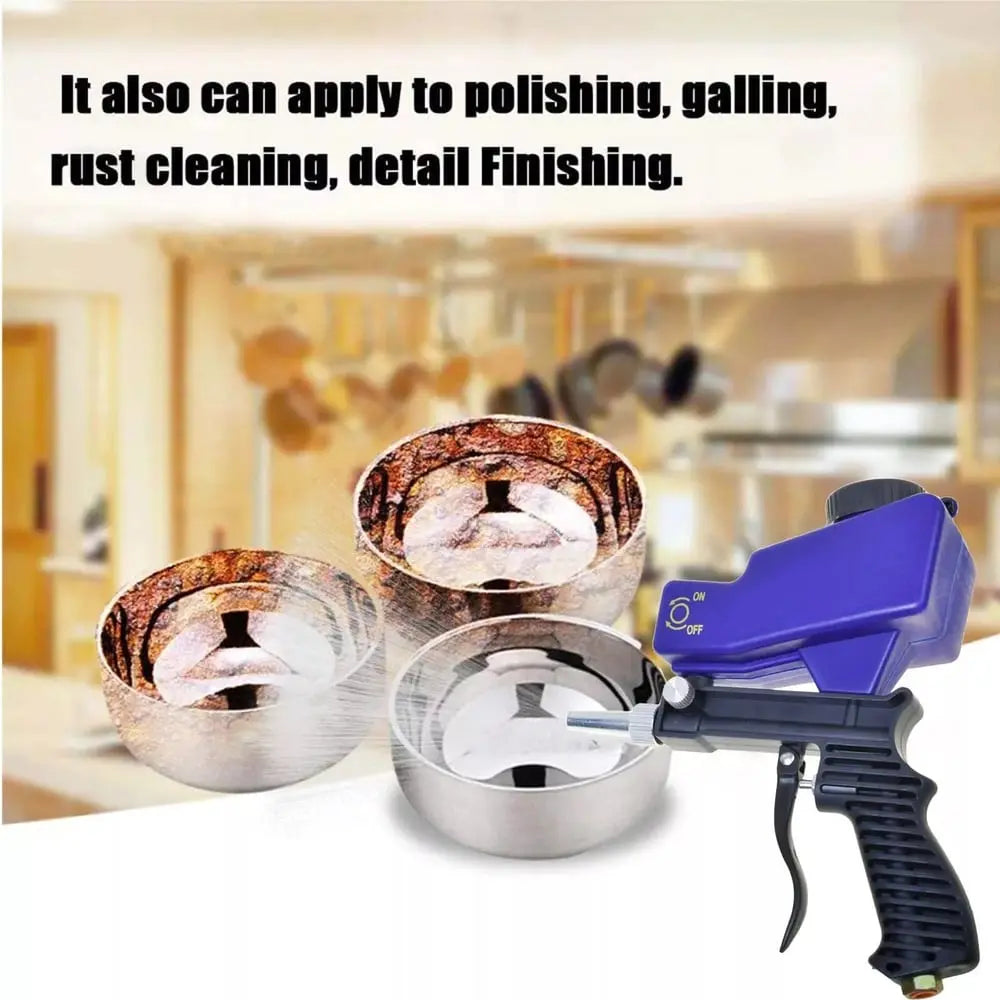 BowLift | Gravity Sandblaster – Efficient polishing & cleaning without damage