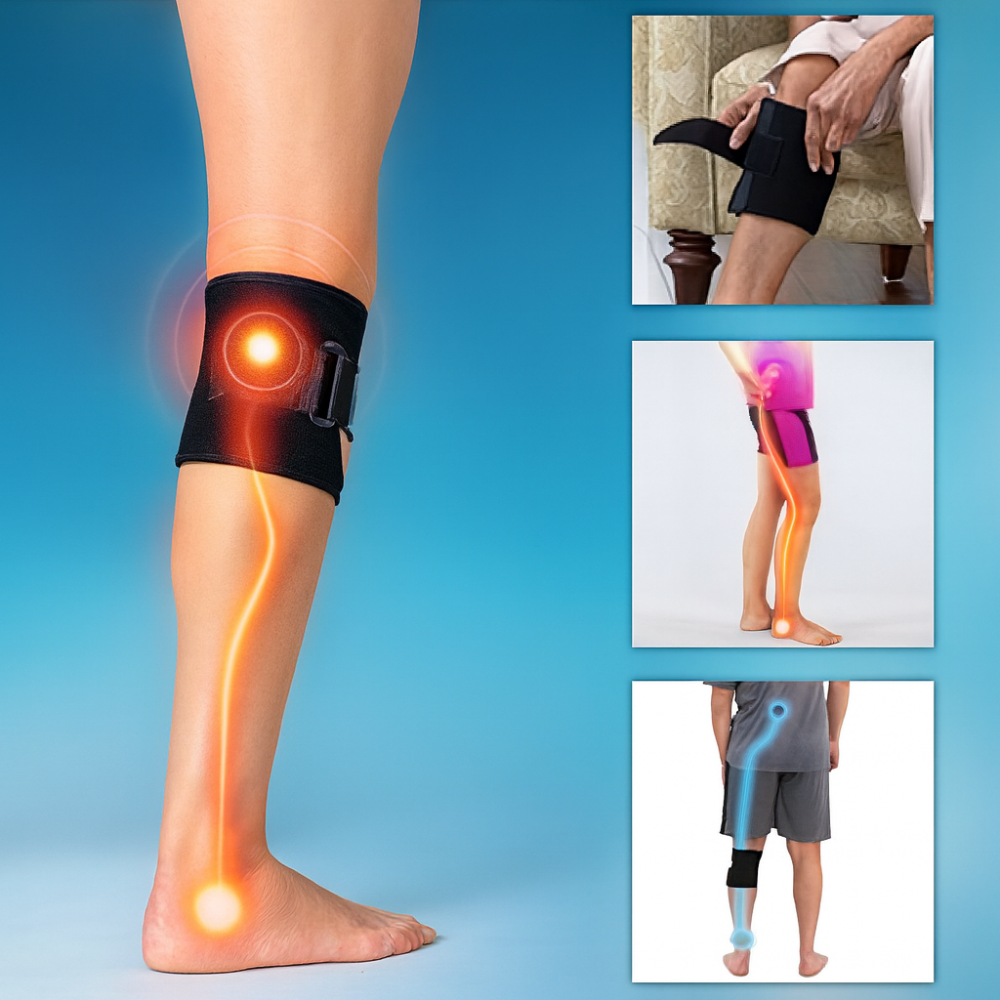 BowLift | Sciatica Brace Acupressure Neoprene Compression Knee Wrap