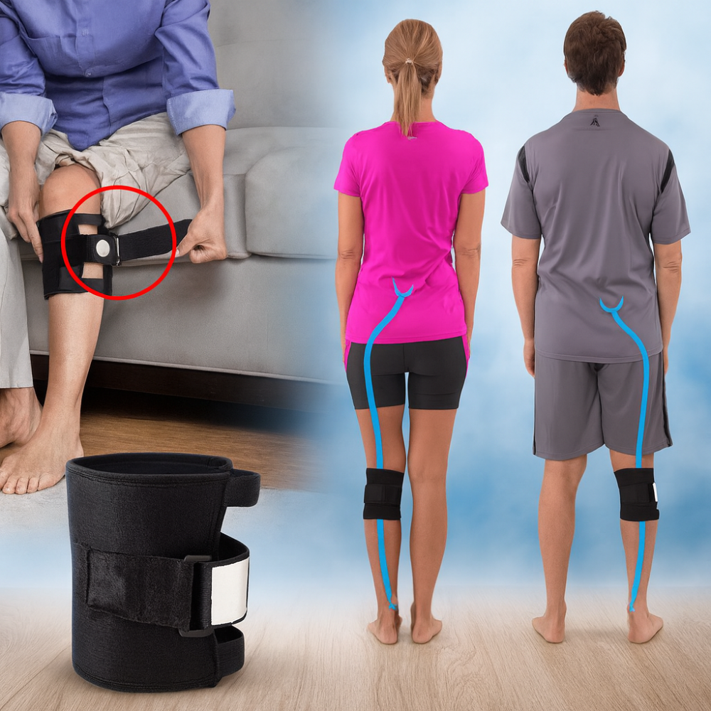 BowLift | Sciatica Brace Acupressure Neoprene Compression Knee Wrap