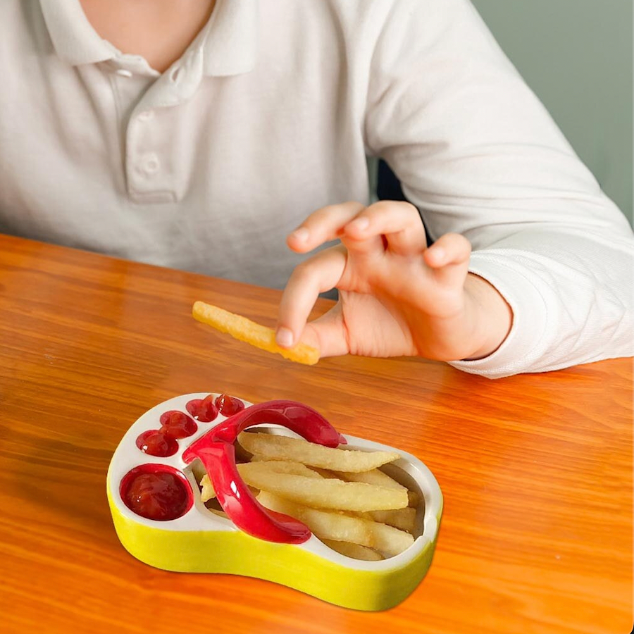BowLift | Ceramic Flip Flop Food Serving Bowl