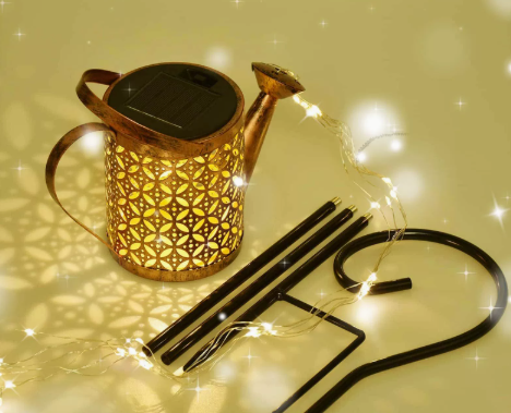 Intricate Metal Shadow Projection Table Lamp With Rechargeable LED Bowlift