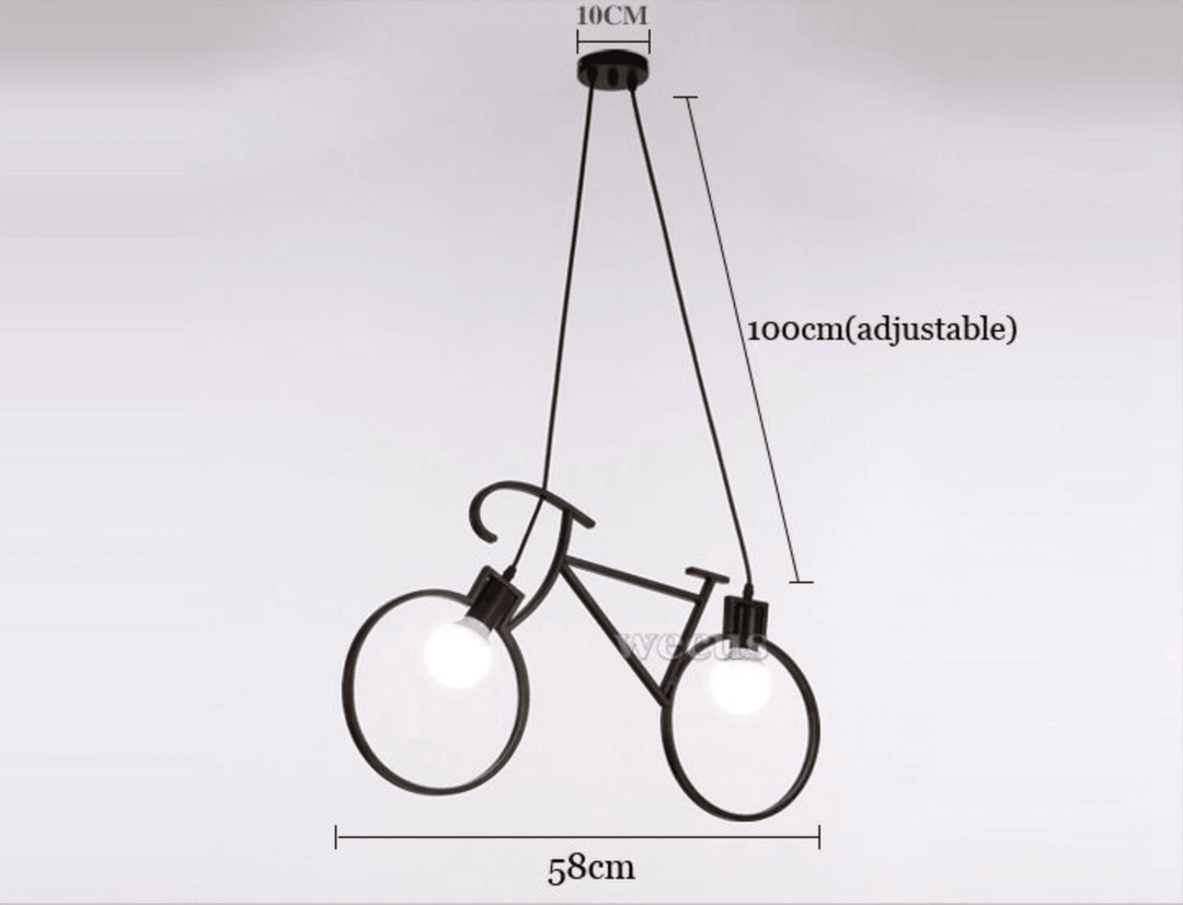 Modern Bicycle Nordic Style Droplight Chandelier Lamp | Bowlift