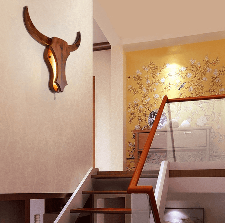 BowLift | Nordic Style Bull Head Creative Lamps