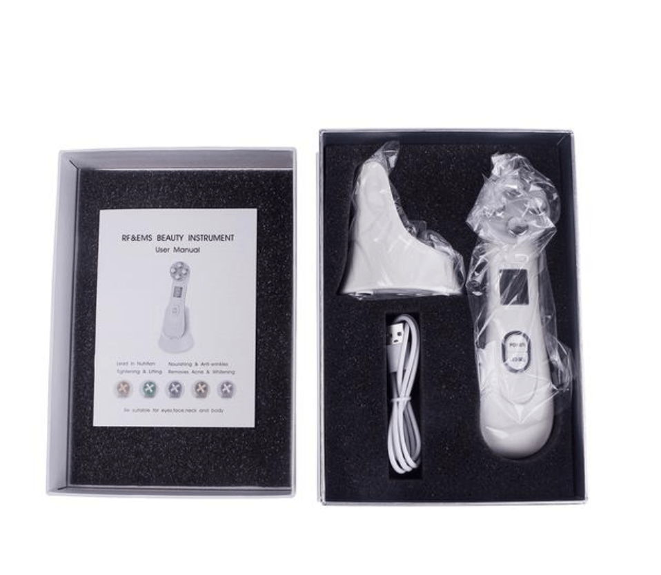 BowLift | 5 in 1 RF & EMS LED Photon Mesotherapy Electroporation Face Beauty Device