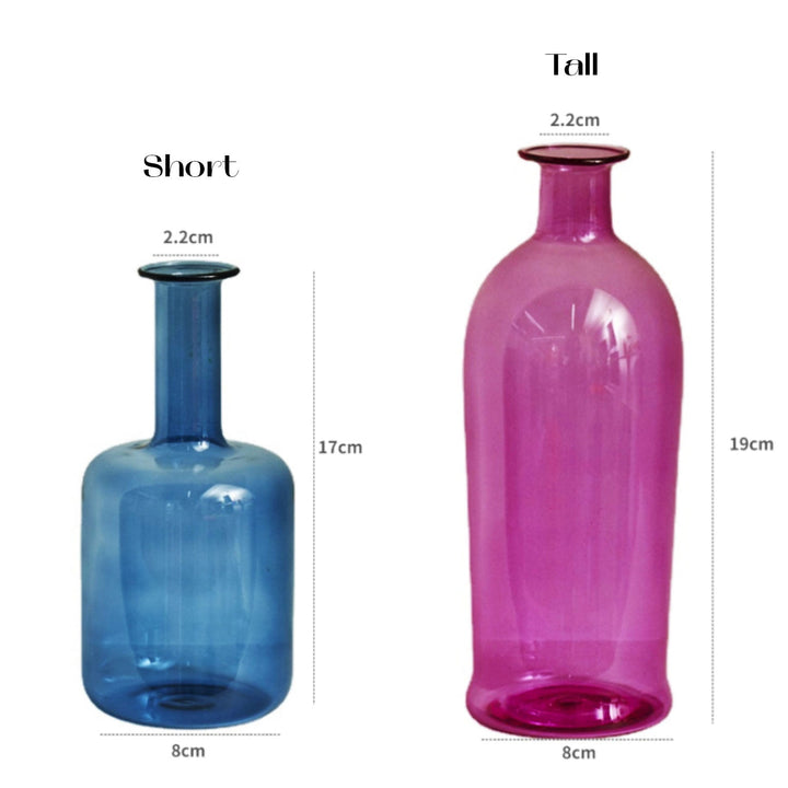 Colourful Bud Glass Vase | Bowlift