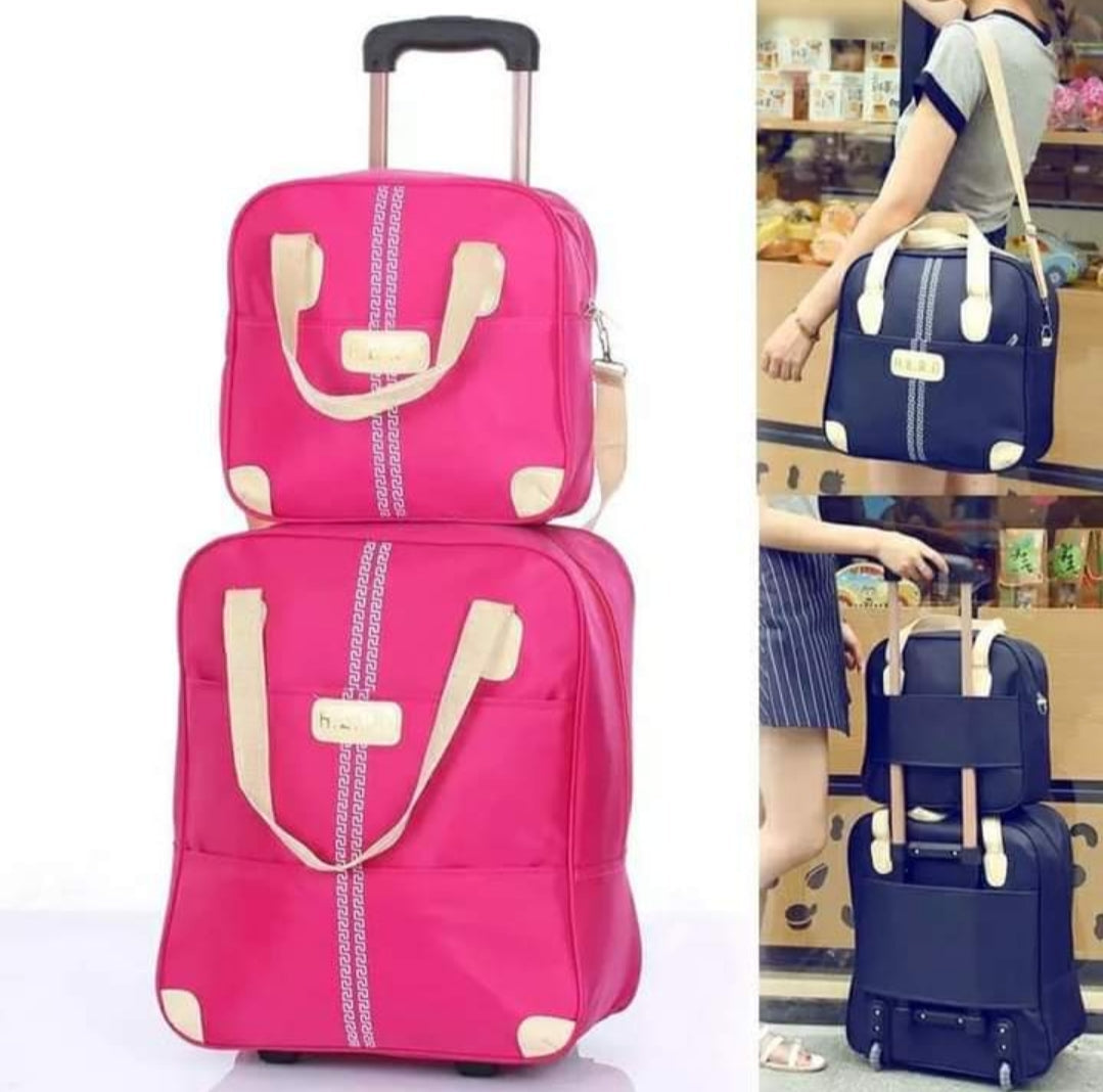 BowLift | 2 in 1 Trolley Traveling Bag with a boarding bag