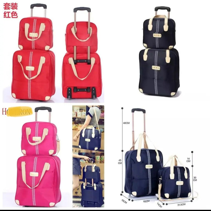 BowLift | 2 in 1 Trolley Traveling Bag with a boarding bag