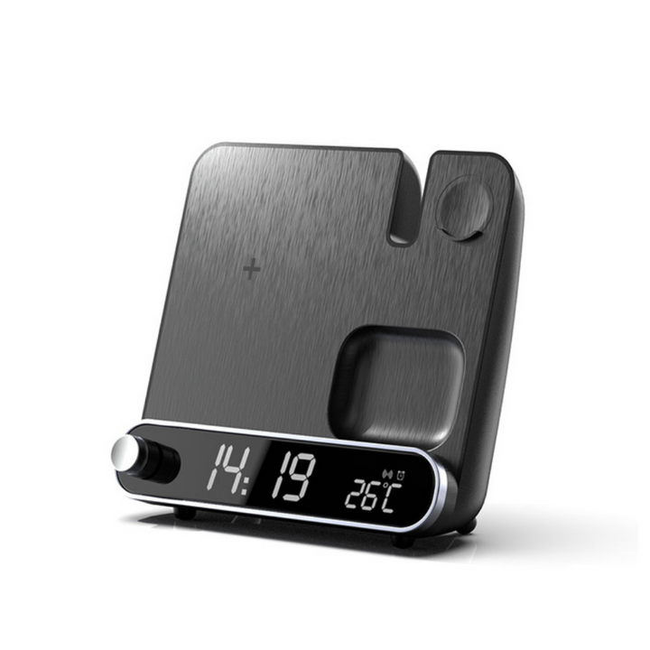 BowLift | 3 in 1 wireless charger Alarm clock