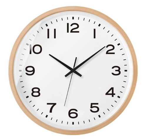 BowLift | Stylish Scandinavian Wooden Wall Clock – Peace & Elegance for Home