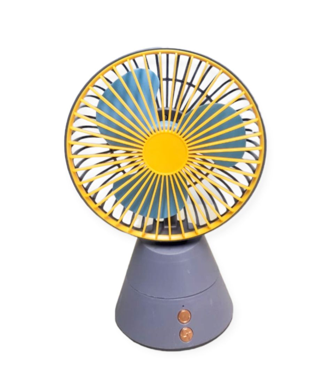 Rechargeable Mini  Table Fan Strong Wind And Shaking Head | Bowlift