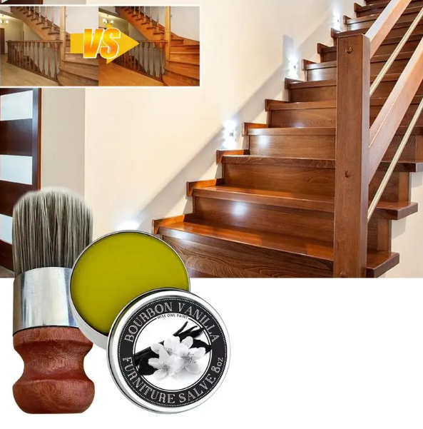 LeatherRevive | Leather furniture cream with brush wood | Bowlift