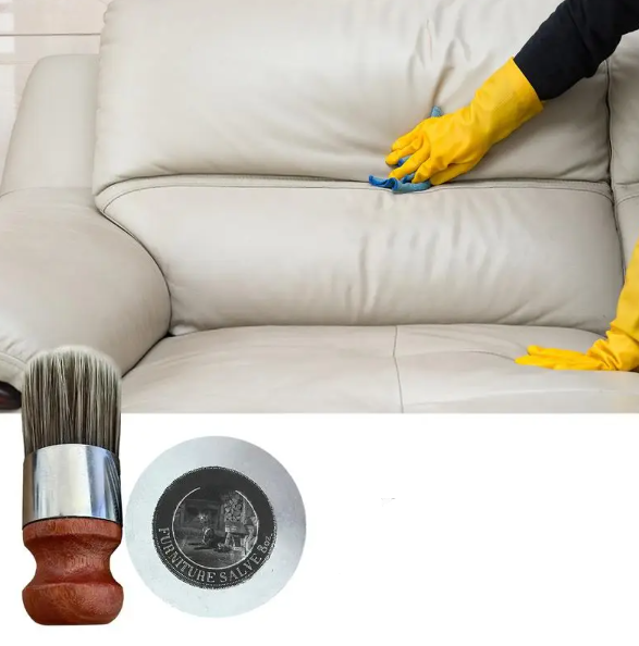LeatherRevive | Leather furniture cream with brush wood | Bowlift