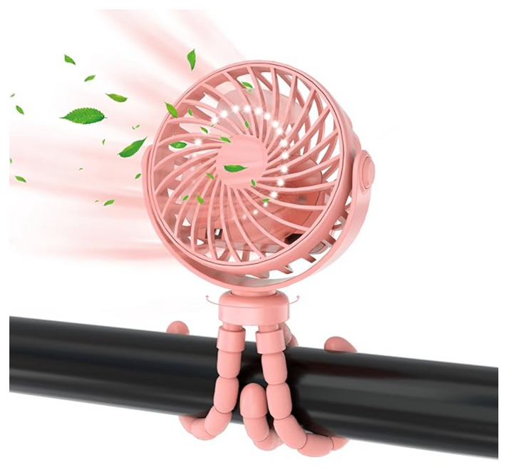 Stroller fan without rotor blades – Portable, Rechargeable & Safe for Babies | LittleChill CoolBreeze | Bowlift