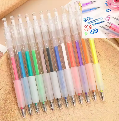 BowLift | Colorful Gel Pen Set for Creative 3D Artworks