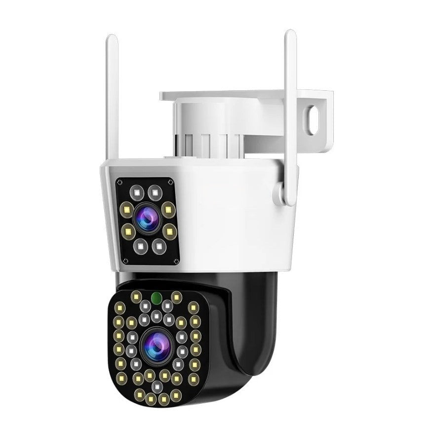 DualGuard Max 2-Pack – 360° Security Camera Set with Night Vision | Bowlift