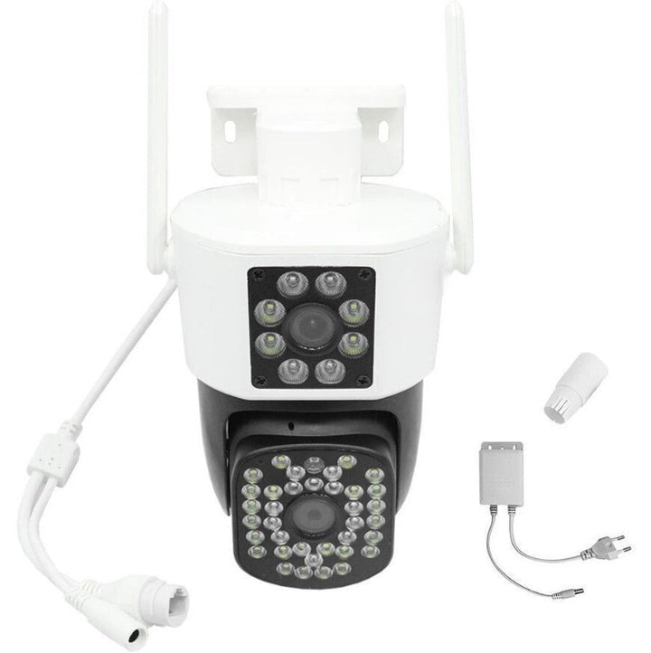 DualGuard Max 2-Pack – 360° Security Camera Set with Night Vision | Bowlift