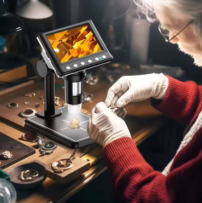 BowLift | Digital Microscope with 4.3'' Display – 1000X Magnification