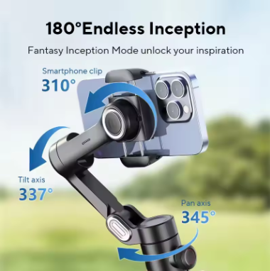 BowLift | Handheld Smartphone Stabilizer With 3-Axis Gimbal And Gesture Control