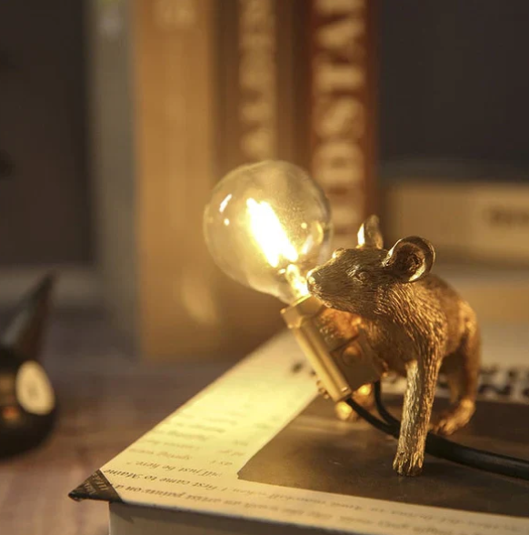 BowLift | Unique Mouse Table Lamp