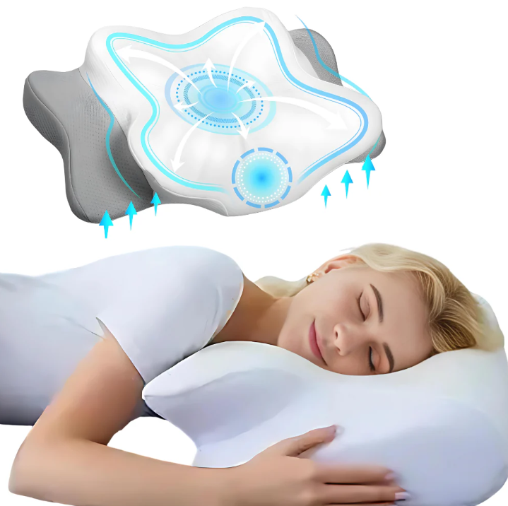BowLift | Ergonomic Sleep Pillow with 3D Design