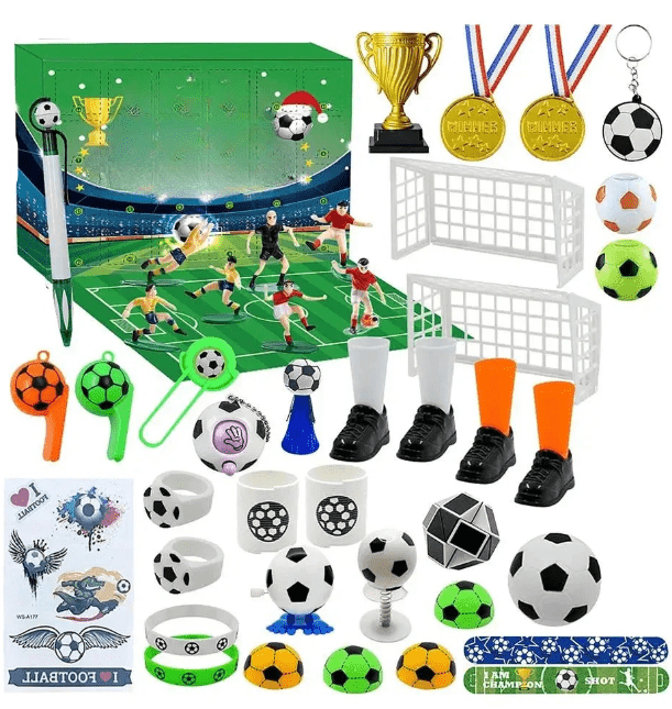 BowLift | MatchBox – Advent Calendar for Boys and Girls with Stadium Building Set