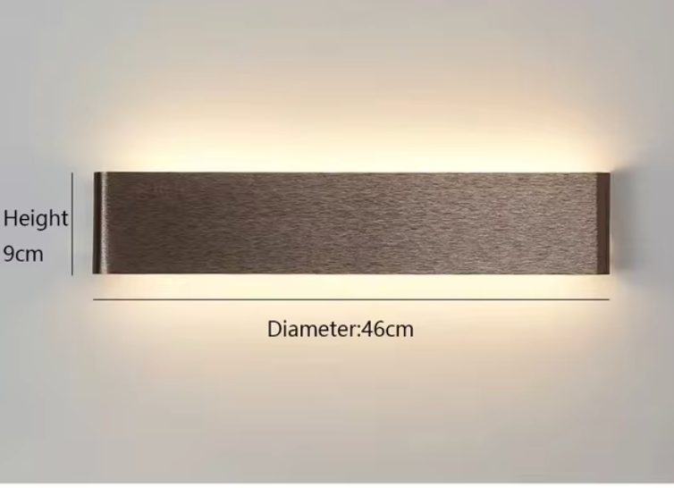 BowLift | Modern LED Wall Lamp – Elegant Aluminum & Glass Design