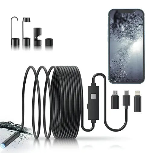 BowLift | HD Inspection Endoscope Camera – Waterproof with Adjustable LED Light