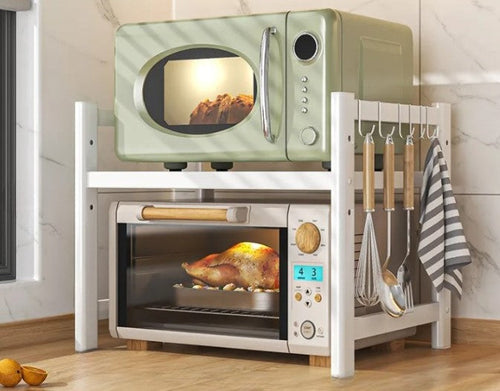 BowLift | Kitchen Microwave Shelf Multi-Layer Condiment Organiser Rust-Resistant – CookRack
