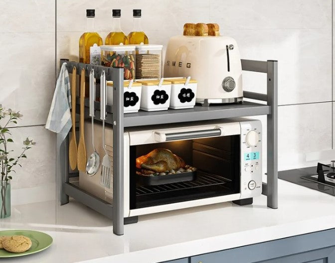 BowLift | Kitchen Microwave Shelf Multi-Layer Condiment Organiser Rust-Resistant – CookRack